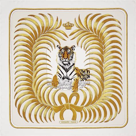 hermes paris tiger scarf|hermes scarf catalogue.